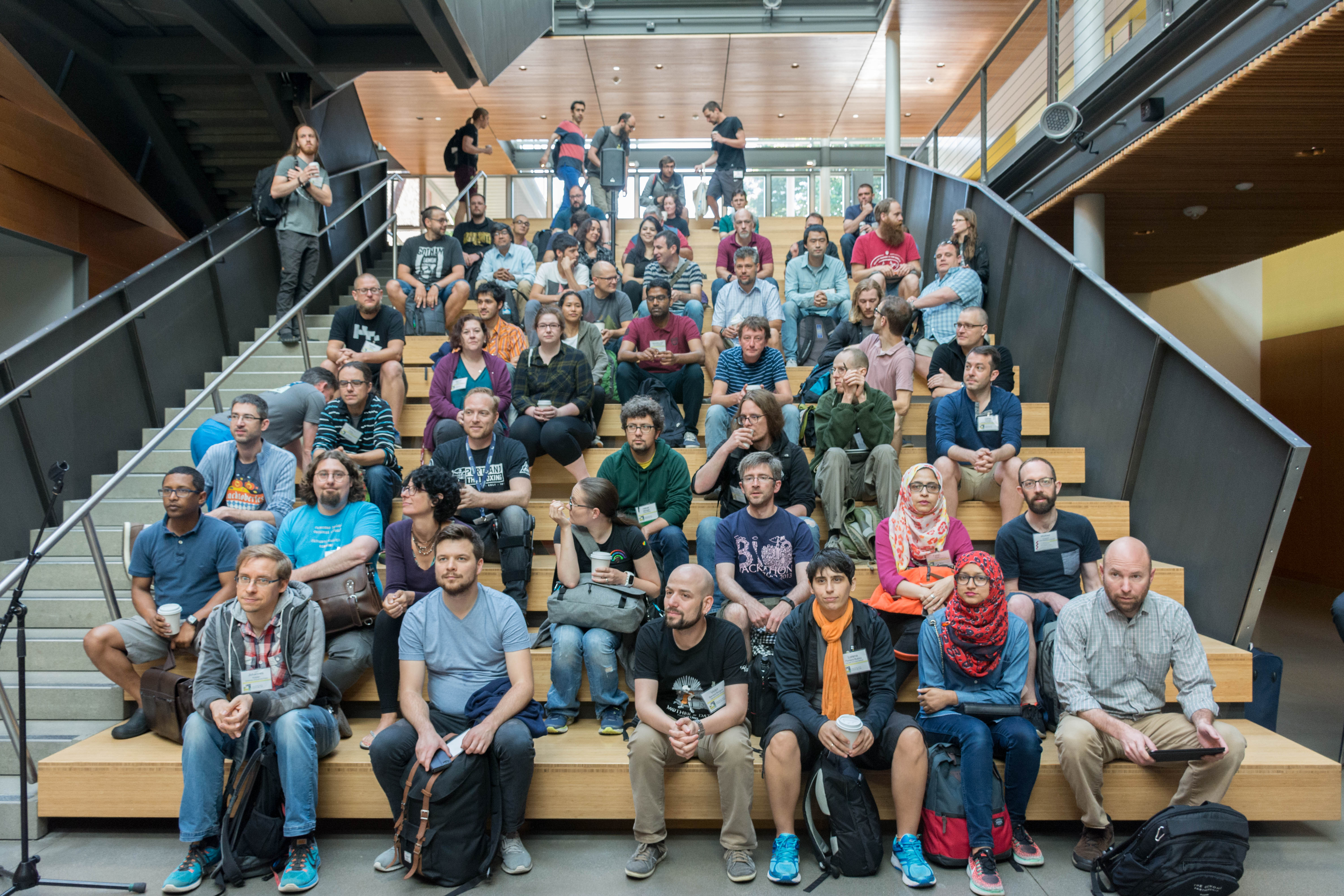 Attendees at the 2018 GCCBOSC CoFest